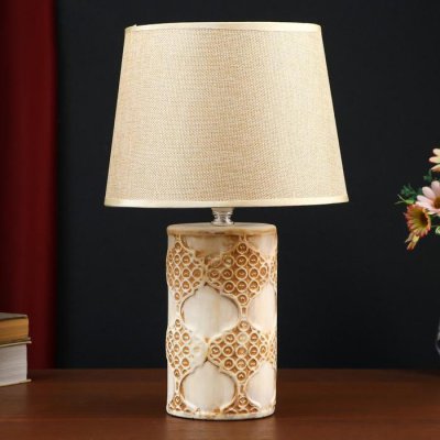 Настольная лампа 32032/1 E14 40Вт бежевый 22,5х22,5х36,5 см