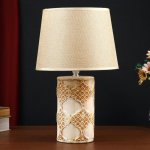 Настольная лампа 32032/1 E14 40Вт бежевый 22,5х22,5х36,5 см