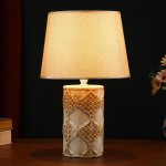 Настольная лампа 32032/1 E14 40Вт бежевый 22,5х22,5х36,5 см