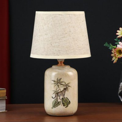 Настольная лампа 32033/1 E14 40Вт бежевый 17,5х17,5х30 см