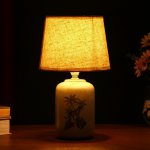 Настольная лампа 32033/1 E14 40Вт бежевый 17,5х17,5х30 см