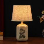 Настольная лампа 32033/1 E14 40Вт бежевый 17,5х17,5х30 см