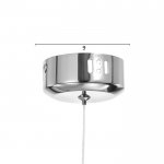 Светильник 86001/1 LED 24Вт 4000К хром 23х15х38-138 см