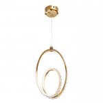 Светильник 86003/1 LED 23Вт 3000К золото 19х6х32-132 см