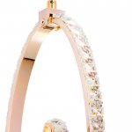 Светильник 86003/1 LED 23Вт 3000К золото 19х6х32-132 см