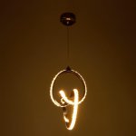 Светильник 86005/1 LED 23Вт 3000К золото 17х18х32-132 см