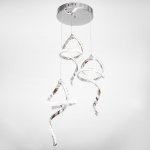 Светильник 86007/3 LED 75Вт 4000К хром 55х18х41-141 см