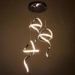 Светильник 86007/3 LED 75Вт 4000К хром 55х18х41-141 см