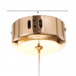 Светильник 86014/1 LED 24Вт 3000К французcкое золото 25х8х24-124 см