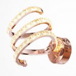 Бра 86018/1 LED 24Вт 3000К французcкое золото 13х17х16 см