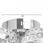 Люстра 86021/3 LED 72Вт 4000К хром 45х45х12 см