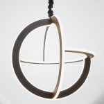 Светильник 86028/1 LED 115Вт 4000К черный 45х45х45-145 см