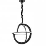 Светильник 86028/1 LED 115Вт 4000К черный 45х45х45-145 см