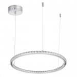 Светильник 86031/1 LED 60Вт 4000К хром 40х40х2-102 см