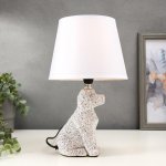 Лампа настольная 21160/1 E14 40Вт белый 20х20х34 см