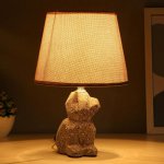 Лампа настольная 21161/1 E14 40Вт серый 20х20х34 см