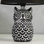 Лампа настольная 21162/1 E14 40Вт черно-серый 20х20х34 см