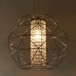 Светильник 85705/1 E27 40Вт хром 40х40х32,5-180 см