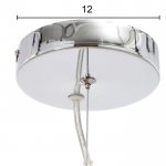 Светильник 85706/1 E27 40Вт хром 40х40х27-177 см