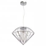 Светильник 85706/1 E27 40Вт хром 40х40х27-177 см