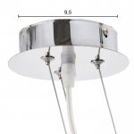 Светильник 85709/1 E27 40Вт белый 38х38х23-173 см