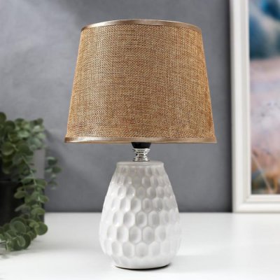 Лампа настольная 48473/1WT E14 40Вт белый 17х17х27 см