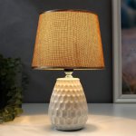 Лампа настольная 48473/1WT E14 40Вт белый 17х17х27 см