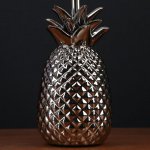 Лампа настольная "Ананас" Е14 40Вт серебро 22х22х36 см