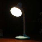 Лампа настольная 58071/1BL E27 40Вт синий 15х15х40см