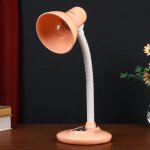 Лампа настольная 58071/1PK E27 40Вт розовый 15х15х40см