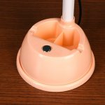 Лампа настольная 58073/1PK E27 40Вт розовый 14,5х14,5х44см