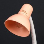 Лампа настольная 58073/1PK E27 40Вт розовый 14,5х14,5х44см