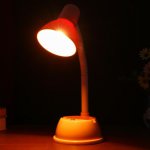 Лампа настольная 58073/1PK E27 40Вт розовый 14,5х14,5х44см