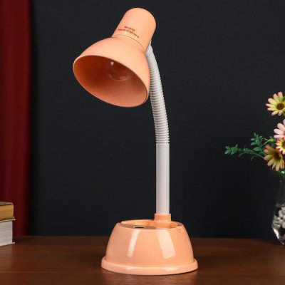 Лампа настольная 58073/1PK E27 40Вт розовый 14,5х14,5х44см Лампа настольная 58073/1PK E27 40Вт розовый 14,5х14,5х44см