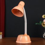 Лампа настольная 58073/1PK E27 40Вт розовый 14,5х14,5х44см