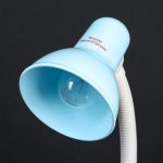 Лампа настольная 58073/1BL E27 40Вт голубой 14,5х14,5х44см