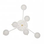 Люстра 63417/6 LED 30Вт 4000К белый-золото 70х70х22 см