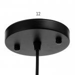 Светильник 63436/1 E27 40Вт черный 12х12х26 см