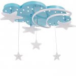 Люстра 70614/3 29хLED 58Вт голубой 74х63х38 см