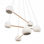 Люстра 87205/6 E27 40Вт белый 74х74х13 см