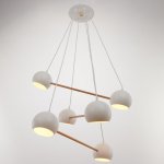 Люстра 87205/6 E27 40Вт белый 74х74х13 см