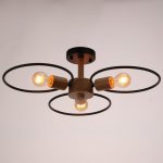 Люстра 87208/3 E27 40Вт черный 70х70х28 см