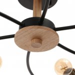 Люстра 87209/6 E27 40Вт черный 93х93х28 см