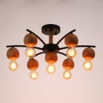 Люстра 87210/7 E27 40Вт черный 56х56х24 см