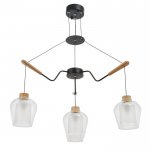 Люстра 87212/4 E27 40Вт черный 70х70х38 см