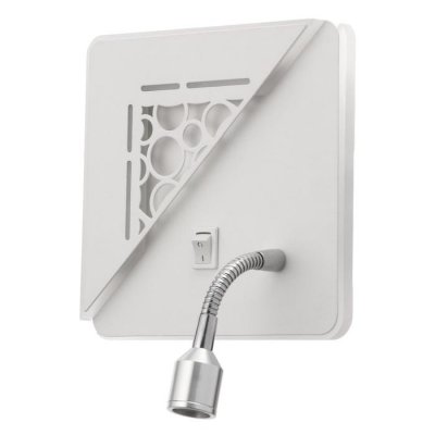 Бра 86101/2 LED 7+1Вт белый 15,5x15,5x15 см