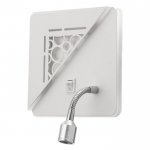 Бра 86101/2 LED 7+1Вт белый 15,5x15,5x15 см