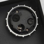 Бра с часами 86106/2 LED 7+1Вт черный 25x10x17 см