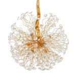 Светильник подвесной 87701/9 E14 40Вт золото 50х50х50-150 см