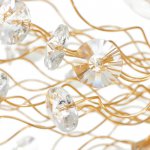 Светильник подвесной 87701/9 E14 40Вт золото 50х50х50-150 см